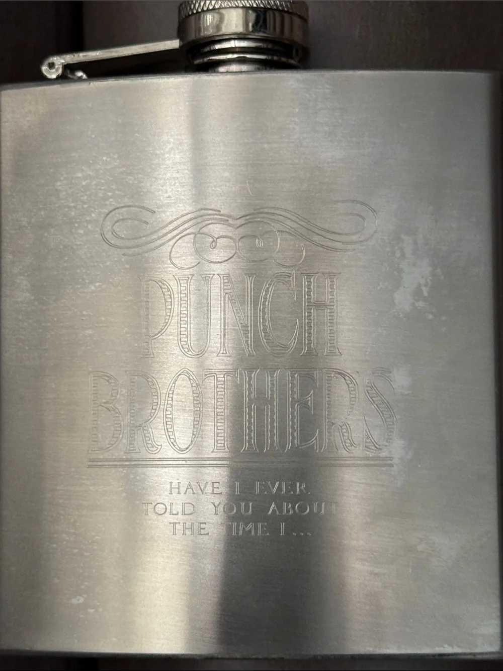 Punch Brothers Stainless Steel Flask 6 ounce